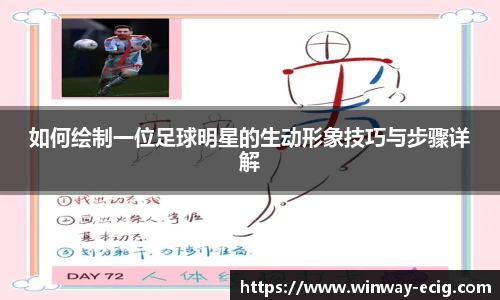 如何绘制一位足球明星的生动形象技巧与步骤详解